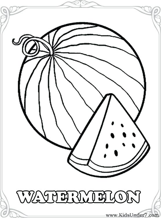 Water Melon Drawing at GetDrawings | Free download