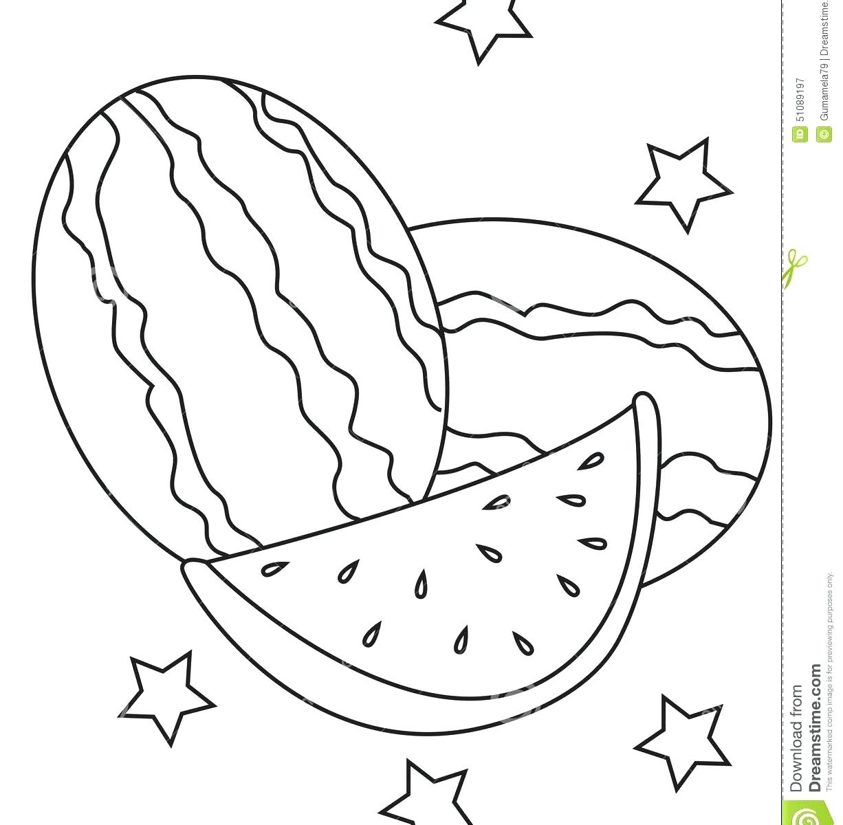 1226x1200 Coloring Triangle Coloring Page Pages Watermelon Large Piece