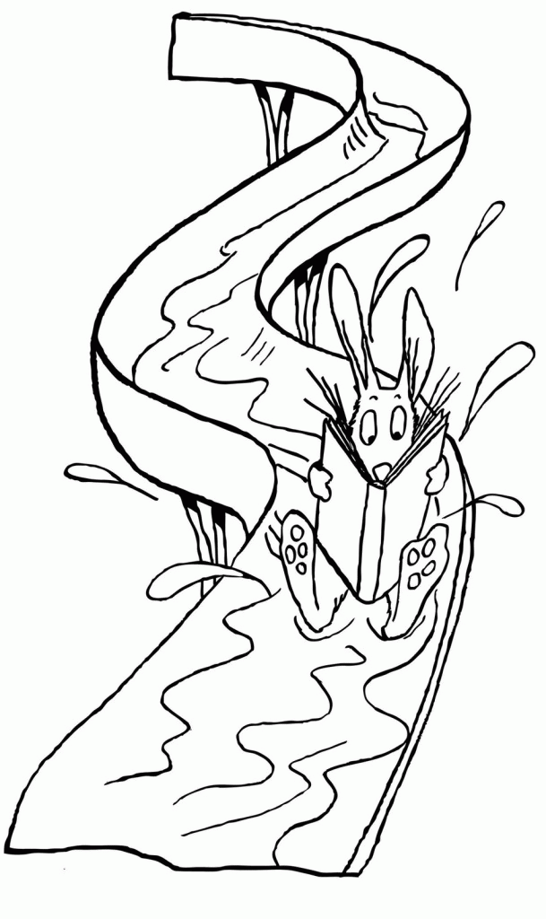 609x1024 Water Park Coloring Sheets Coloring Page For Kids