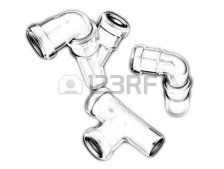 450x339 Imitation Of A Drawing Of Plumbing Pipes Stock Photo, Picture