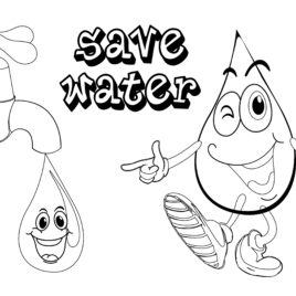 268x268 Water Coloring Pages