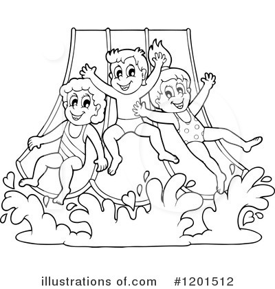 400x420 Water Slide Clipart