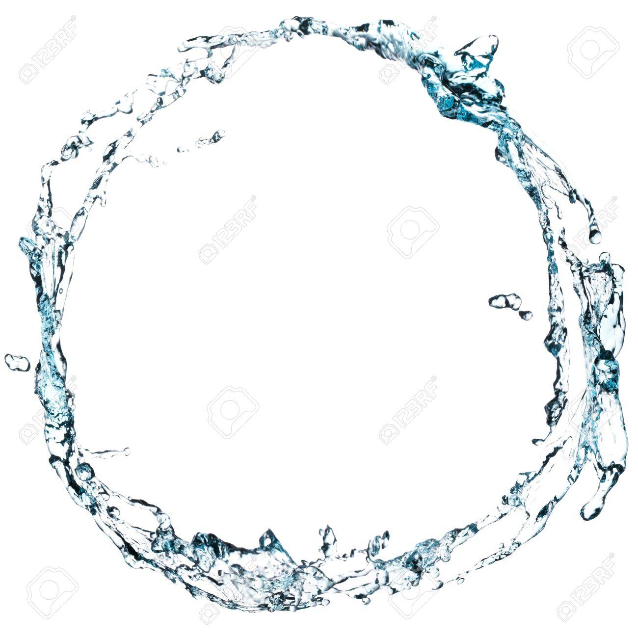 1300x1300 Water Splash Isolated On White Background Stock Photo, Picture