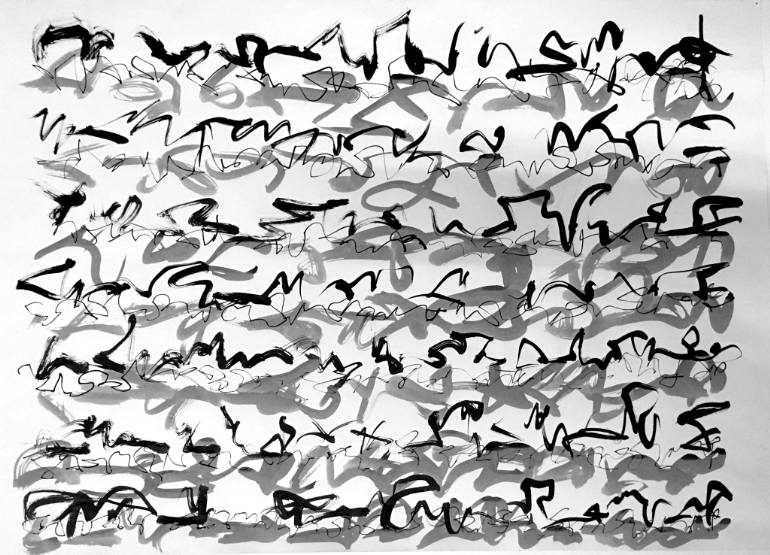 770x555 Saatchi Art Stream Of Consciousness Drawing By Hila Laiser Beja