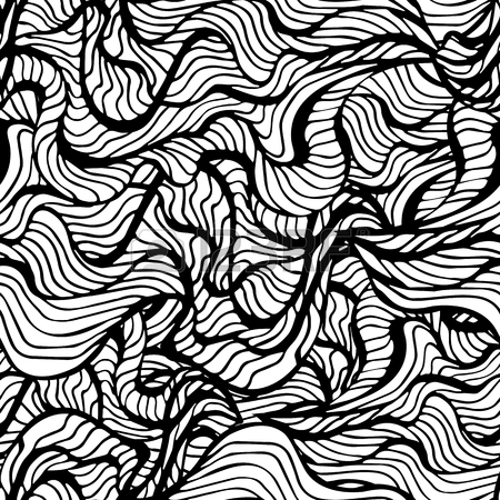 450x450 Marine Waves Pattern On A White Background. Water Wave Abstract