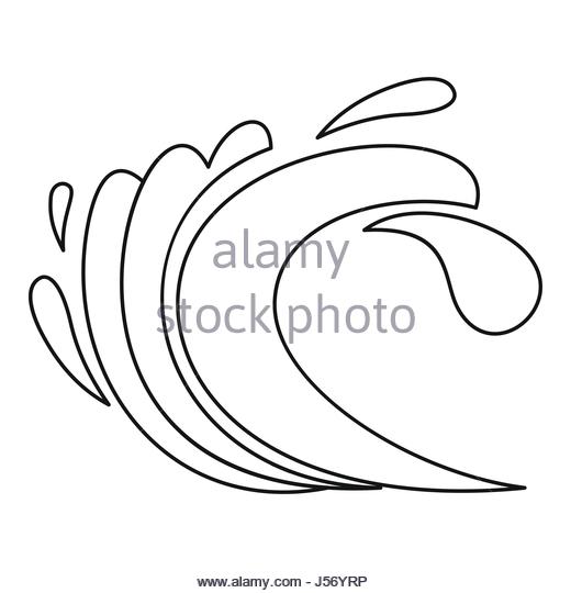 520x540 Ocean Wave Curve Surf Black And White Stock Photos Amp Images