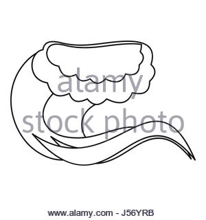 300x320 Surf Ocean Wave Icon, Outline Style Stock Vector Art