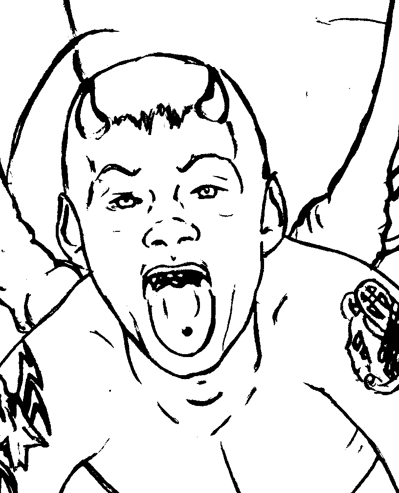 816x1008 Line Drawing By Artist Malcolm Lidbury. A Pre Sketch