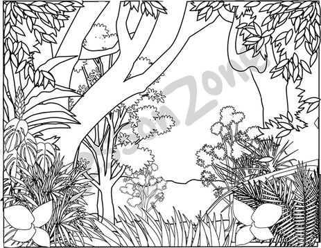 463x359 Waterfall Clipart Rainforest Habitat