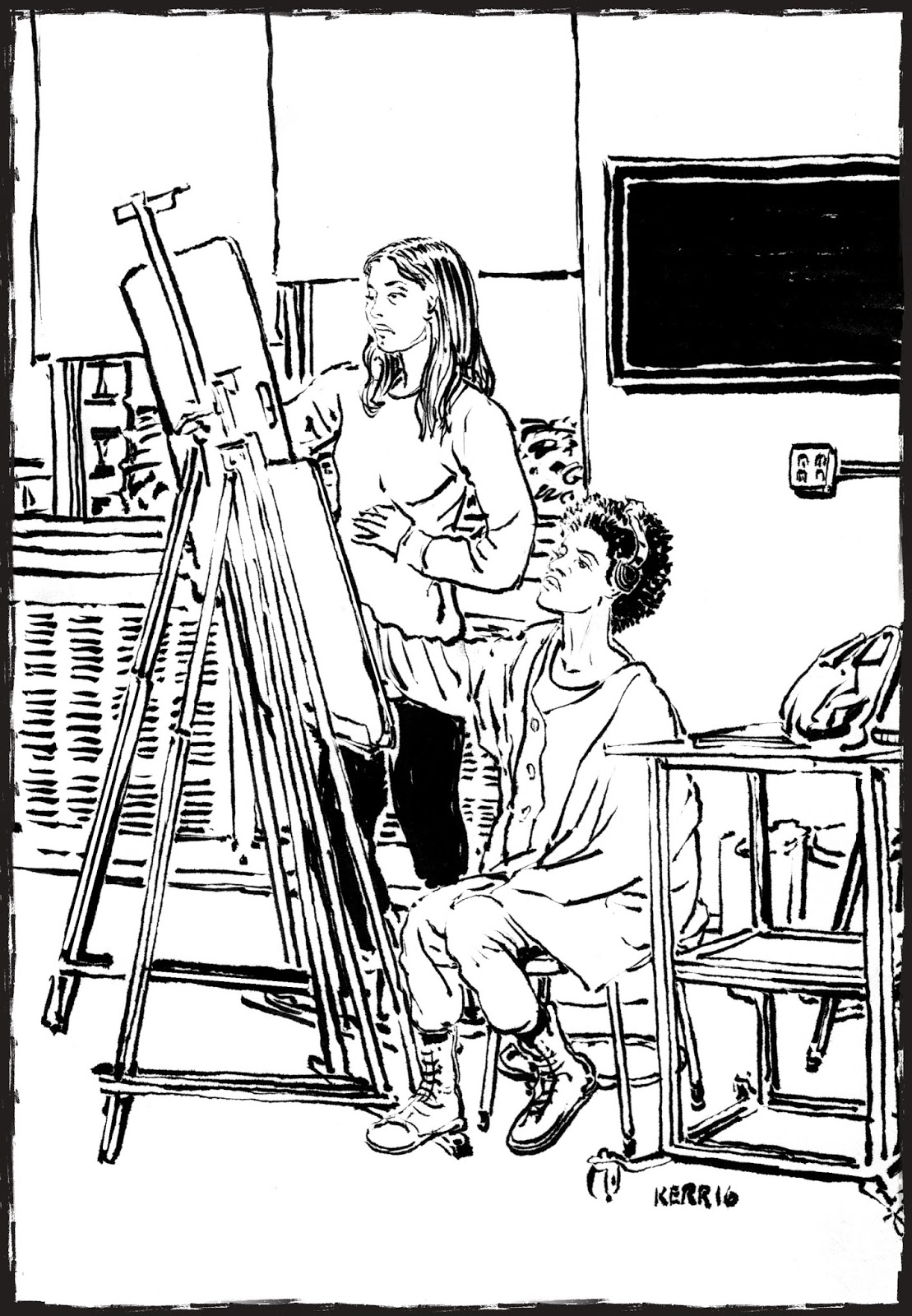 1109x1600 Drawing The Drawers Urban Sketchers