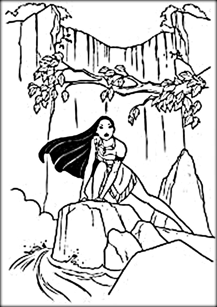 725x1024 Drawn Waterfall