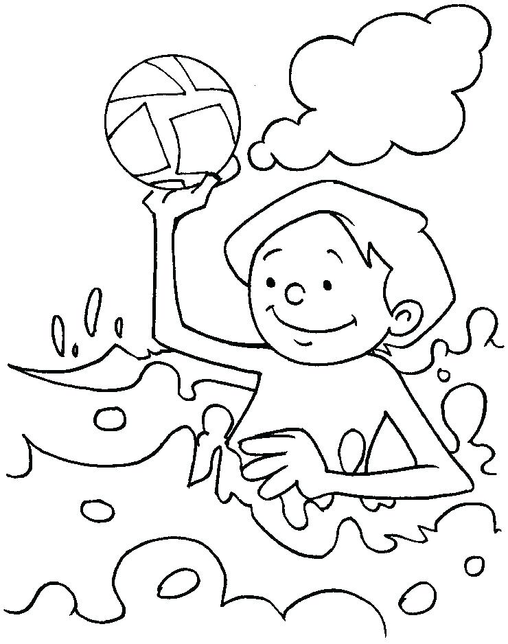 740x938 Coloring Pages Water Water Park Coloring Pages Playing In The Sea
