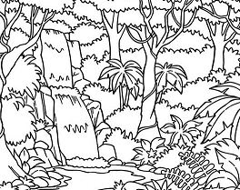 264x209 Waterfalls Coloring Pages
