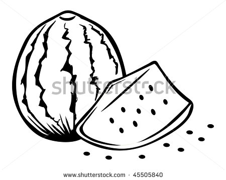 450x358 Watermelon Seed Clipart Black And White