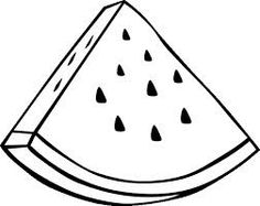236x187 Watermelon Slice Clipart Black And White