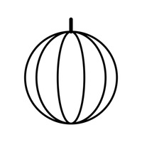 200x200 Icon Icons Fruit Fruits Outline Outlines Drawing Drawings