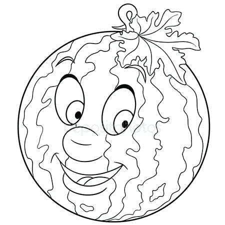 450x450 This Is Watermelon Coloring Page Images Watermelon Coloring Pages