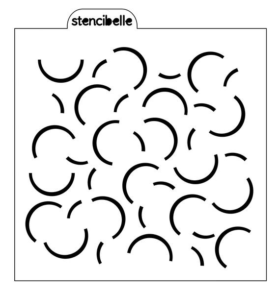 568x600 Watermelon 3 Piece Stencil Set Stencibelle