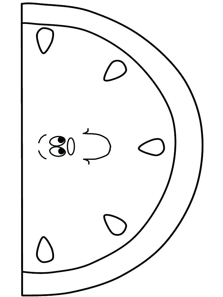 718x957 Watermelon For Coloring Skittles Watermelon Slice Coloring Page