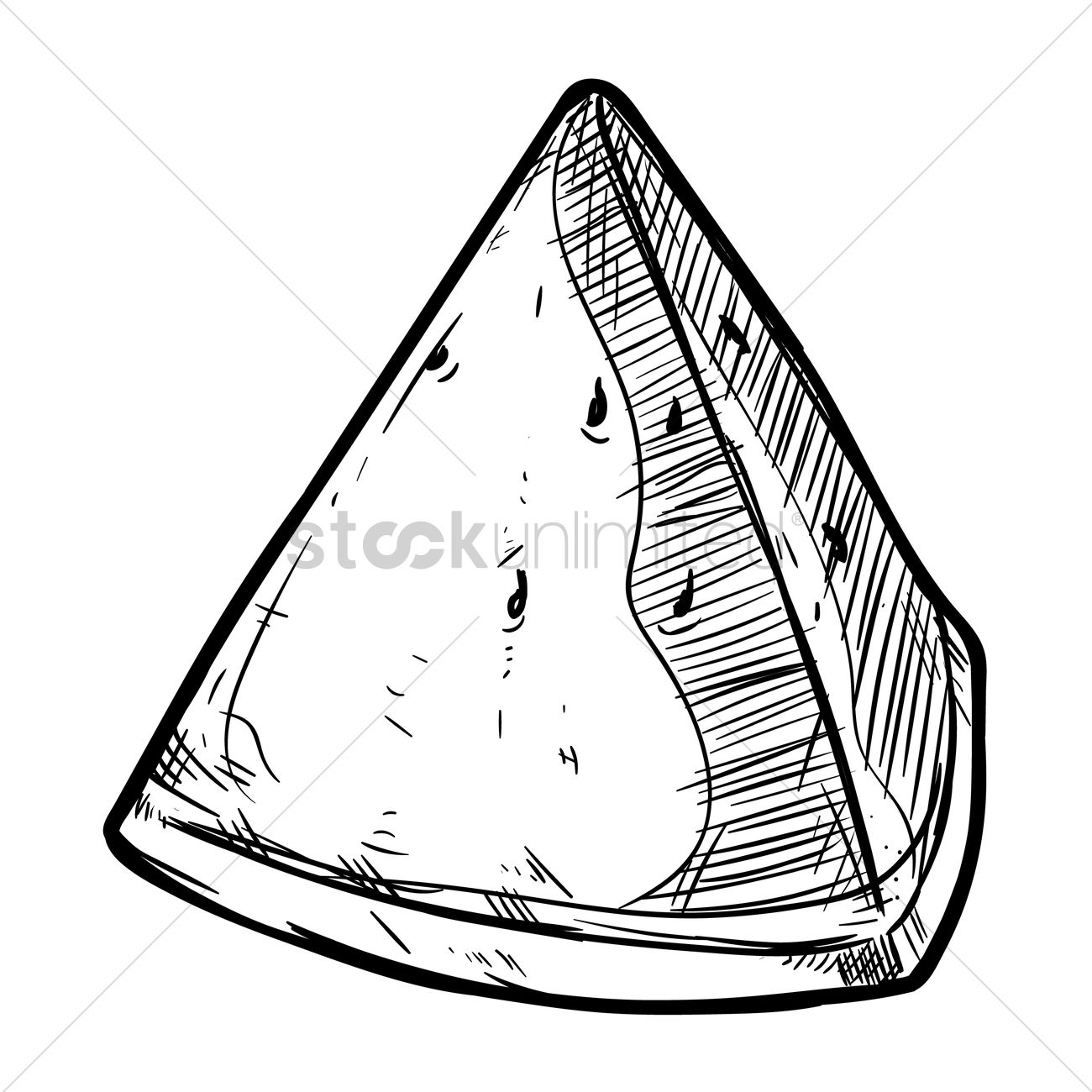 1300x1300 Watermelon Slice Vector Image
