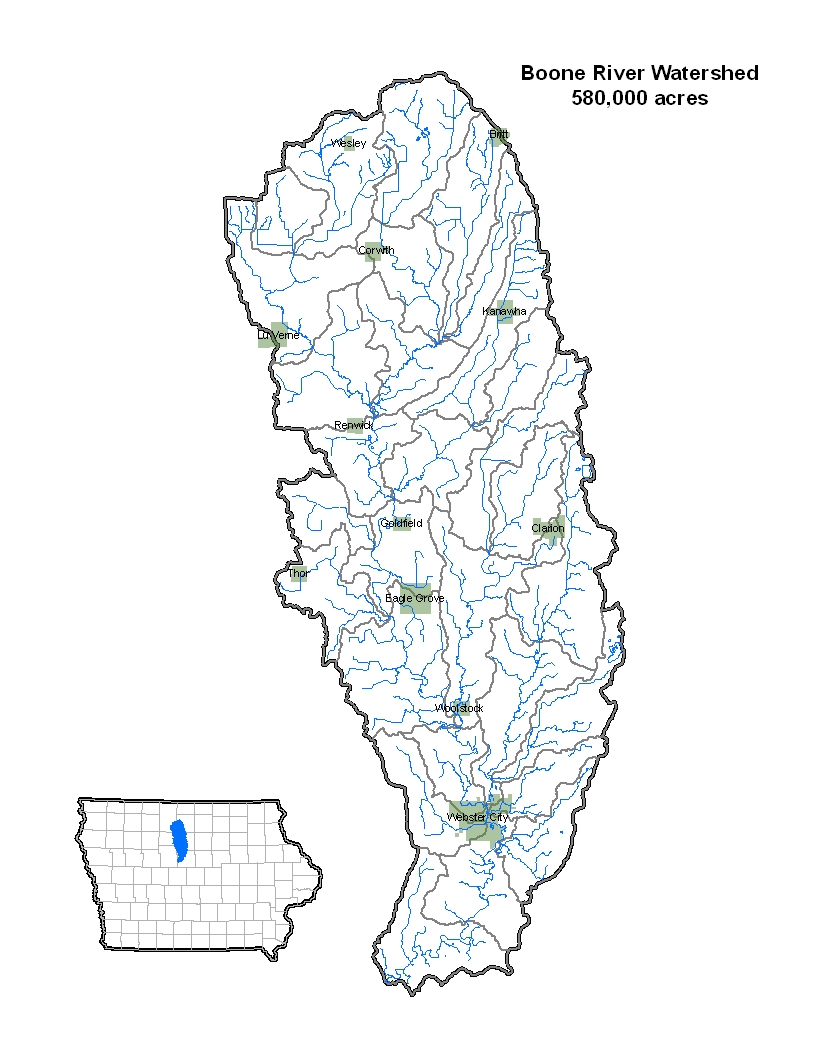 816x1056 Boone River Watershed