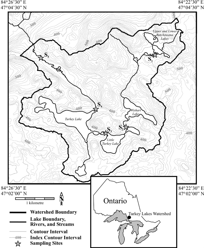 717x872 Of The Sampling Sites Located