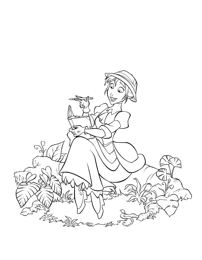 660x847 George Of The Jungle Coloring Pages Tarzan And Ursula