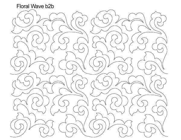 600x464 Floral Waves Anne Bright Designs