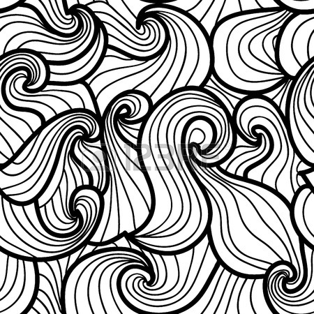 450x450 Seamless Wave Pattern Royalty Free Cliparts, Vectors, And Stock