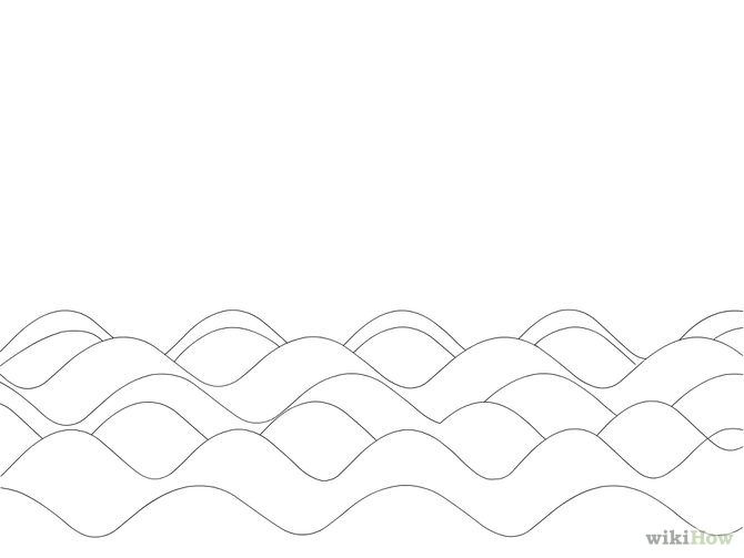 670x503 Waves Coloring Pages