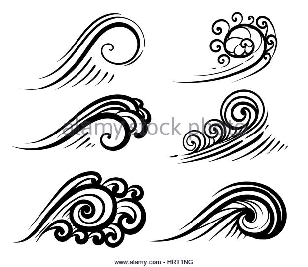 624x540 Ocean Wave Curve Surf Stock Vector Images