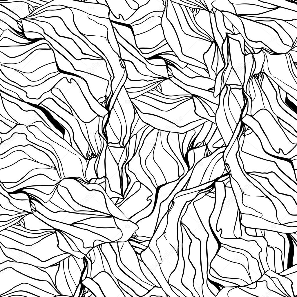 1024x1024 Seamless Pattern From Waves And Lines Stock Vector Chevnenko