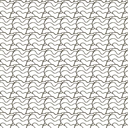 500x500 Simple Waves Seamless Pattern Vector Free Vector In Encapsulated