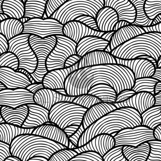 325x325 Background With Hand Drawn Waves Line Art Gl Stock Images