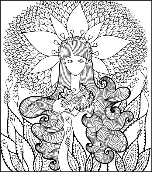 500x564 Fairy Shampoo An Enchanted Coloring Book I Waves Of Color