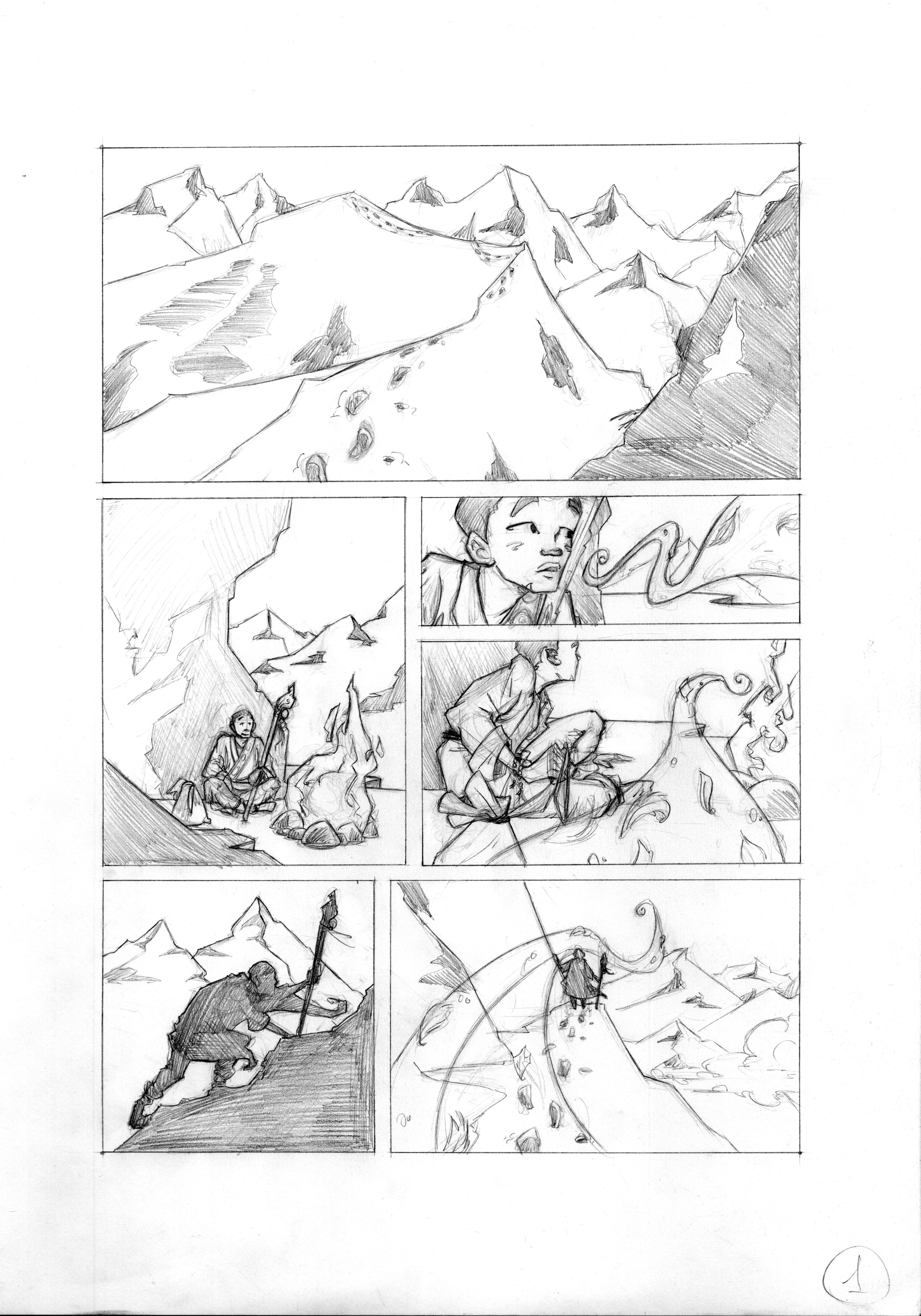 3413x4873 Comic Page, Pencil,comic,cartoon,character Design,travel,journey