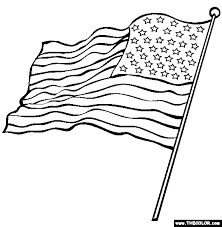 Waving American Flag Drawing at GetDrawings | Free download