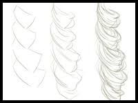 200x150 Image Result For How To Draw Wavy Hair Drawing