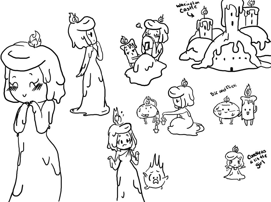 900x672 Sketch Dump Princess Candle Wax By Shellybelly95