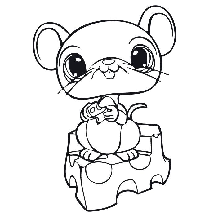 674x700 Minimalist Pet Coloring Pages Image Littlest Shop On We Heart It