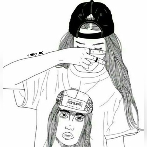 500x500 Black And White, Adidas And Outlines Image On We Heart It