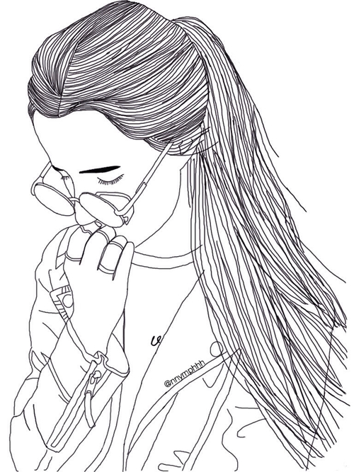 500x667 Outline, Draw, And Drawing Image Black And White Line