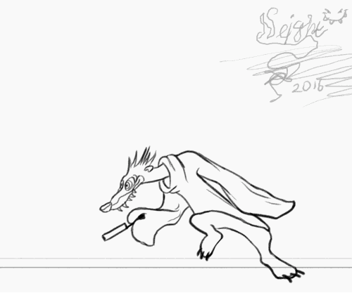 500x417 Psycho The Weasel (Wip) By Flaerty