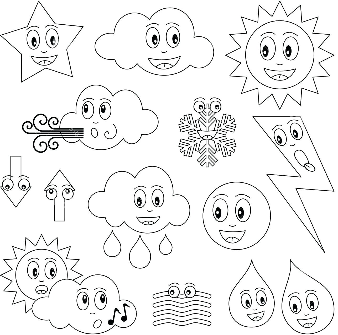 Weather Coloring Pages Preschool Coloring Pages