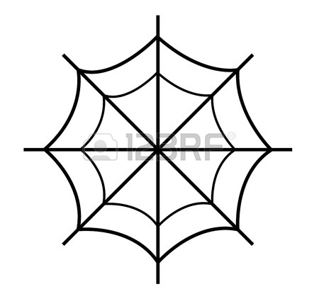450x415 Drawing Of Spider Web Royalty Free Cliparts, Vectors, And Stock