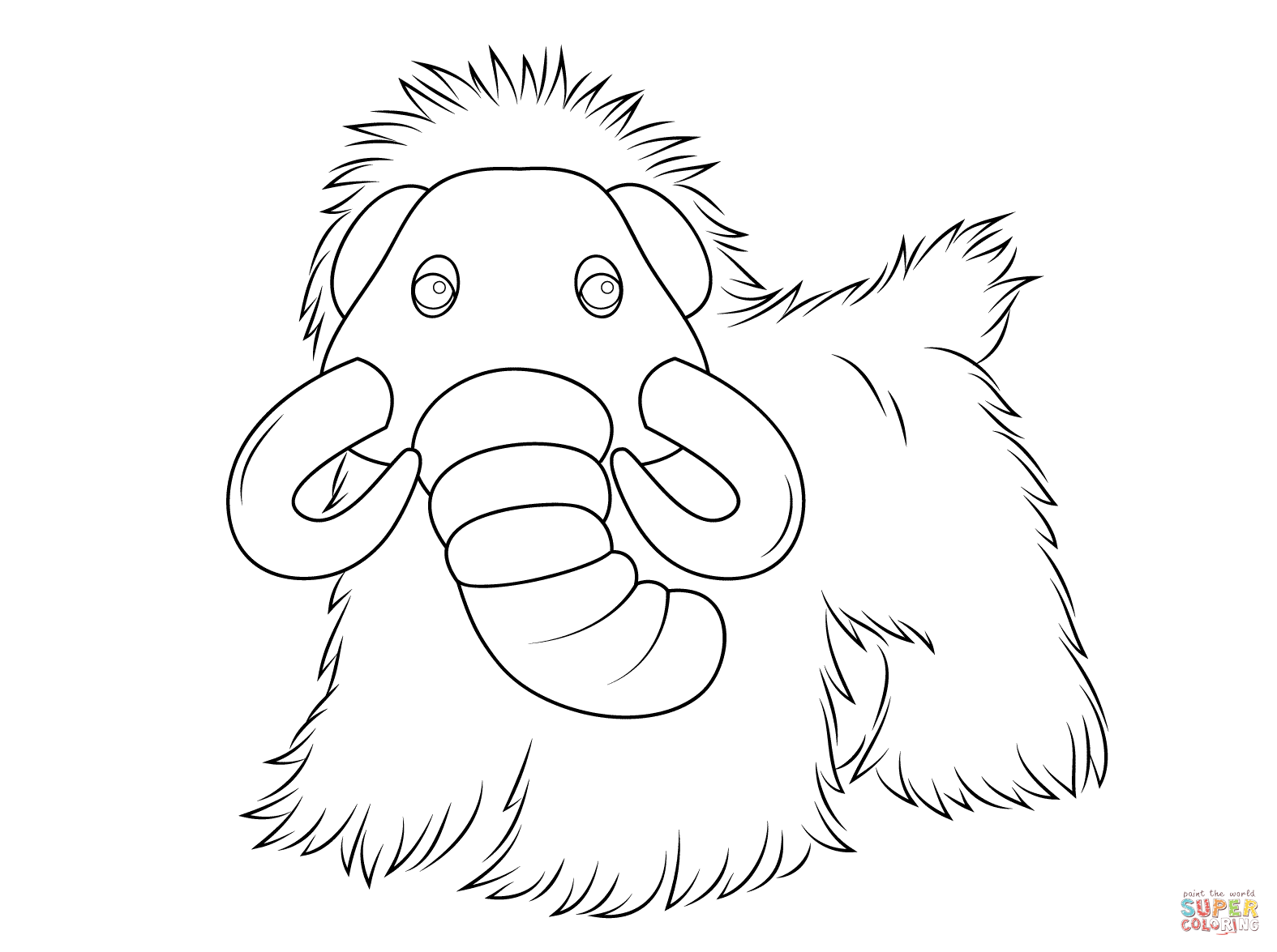 1575x1175 Webkinz Mammoth Coloring Page Free Printable Coloring Pages