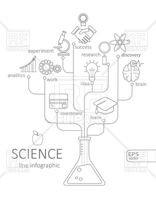 314x400 Abstract Science Icons For Web Design Royalty Free Vector Clip Art