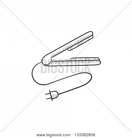 450x470 Hair Straightener Vector Sketch Vector Amp Photo Bigstock