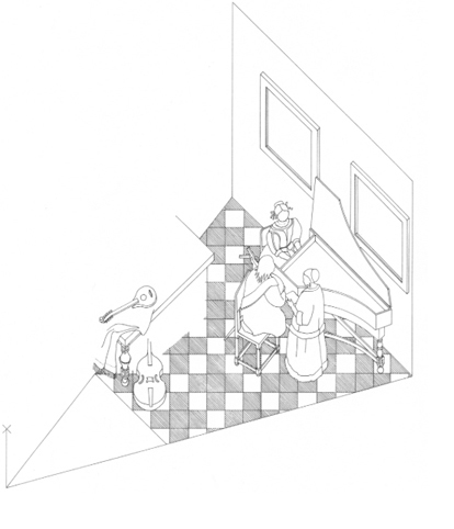 414x482 Vermeer's Tiles Chris Eckersley