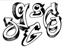 269x189 Discover How To Draw Graffiti Style Letters With These Free